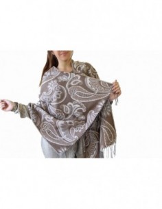 PASHMINA BULGARA CON FLECOS
