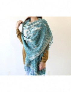 PASHMINA BULGARA BORDADA...