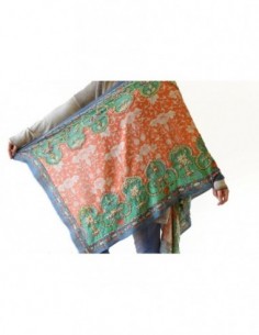 PASHMINA FLOREADA BORDADA