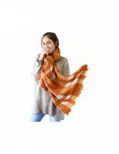 PASHMINA ITALIANA A CUADROS...