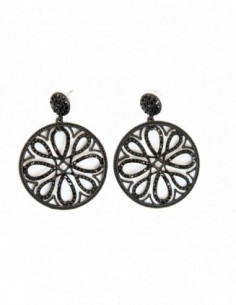 AROS OVALOS C/PIEDRAS Y STRAS