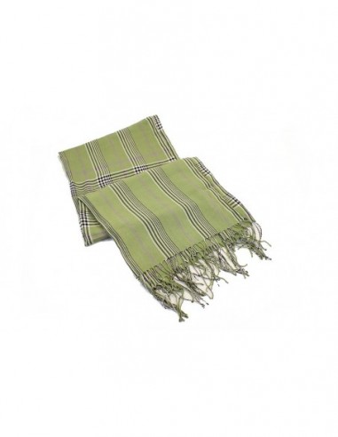 PASHMINA A CUADROS VERDE