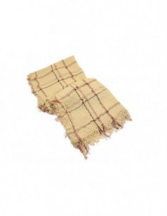 CHAL A CUADROS PLIZADO FLECOS