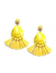 PAR DE AROS NACAR CON...