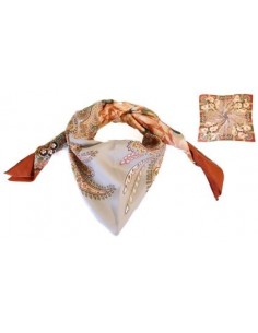 PAÑOLETA DE RASO FLOREADA...