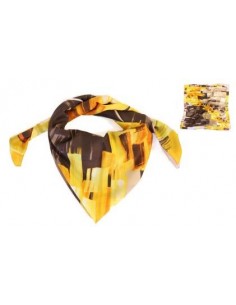 PAÑOLETA DE RASO FLOREADA...