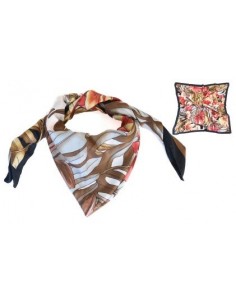 PAÑOLETA DE RASO FLOREADA...