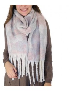 PASHMINA ESFUMADA CON FLECOS