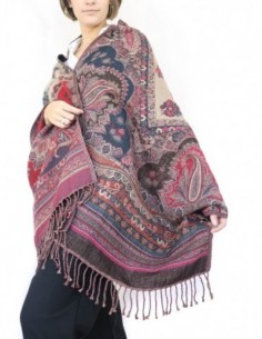 PASHMINA BULGARA CON FLECOS