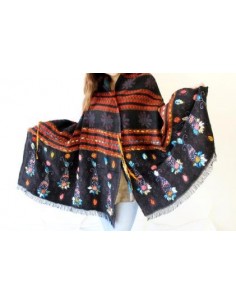 PASHMINA BULGARA BORDADA