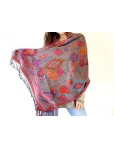 PASHMINA FLOREADA MULTICOLOR