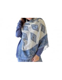 PASHMINA PURA LANA ROMBOS...