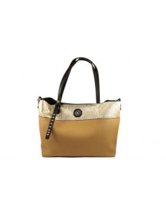 CARTERA LISA BORDE METALIZADO