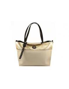 CARTERA LISA BORDE METALIZADO