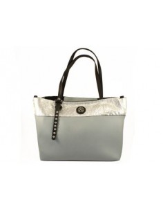 CARTERA LISA BORDE METALIZADO