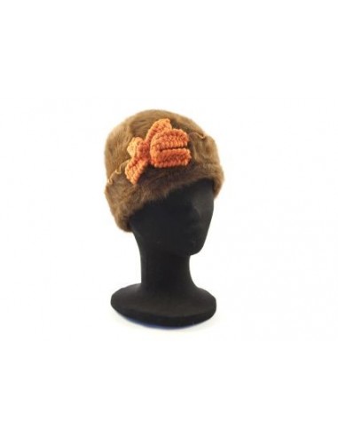 GORRO ITALIANO ANGORA ONDITAS FLOR...