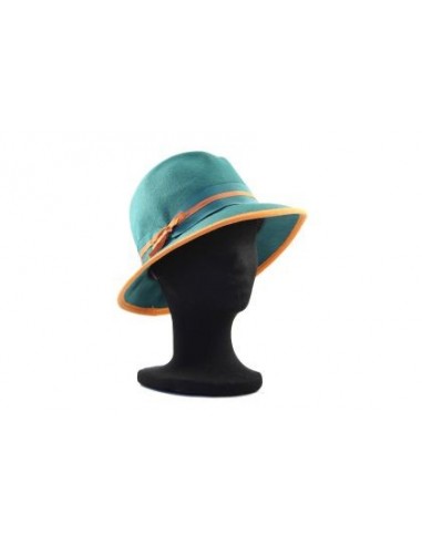 SOMBRERO ITALIANO PURA LANA RIBETEADO...