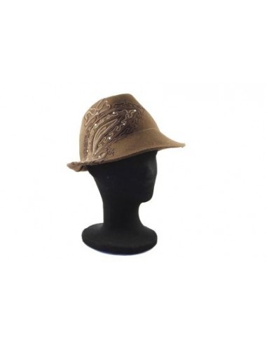 SOMBRERO ITALIANO PURA LANA BORDADO...