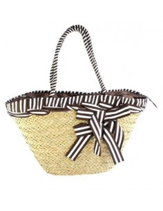 CANASTO DE PAJA MOÑO DE GRO...