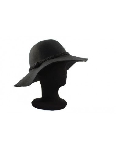 SOMBRERO PURA LANA ALA ANCHA CINTA...