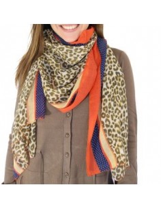 CHAL ANCHO ATIGRADO LUNARES