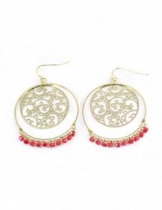 PAR DE AROS ARGOLLAS CON...