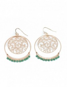 PAR DE AROS ARGOLLAS CON...