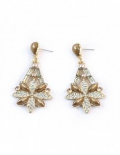 PAR DE AROS PERLAS BAGUETTE...