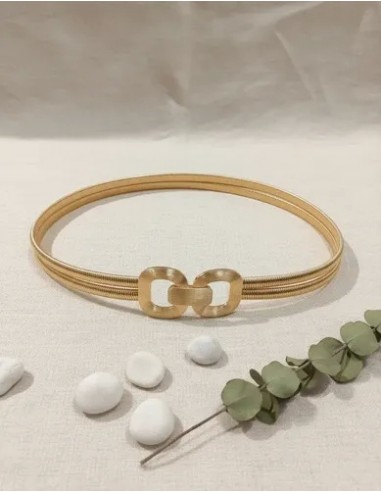 Cinto De Metal Extensible Plata...