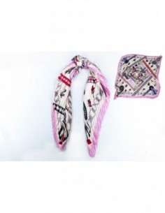 PAÑUELO PLIZADO ESTAMPADO