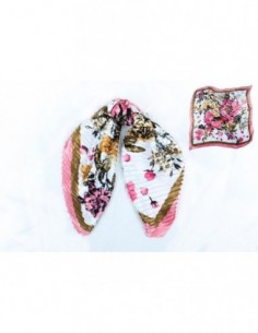 PAÑUELO PLIZADO ESTAMPADO