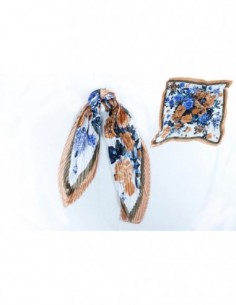 PAÑUELO PLIZADO ESTAMPADO