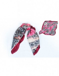 PAÑUELO PLIZADO ESTAMPADO