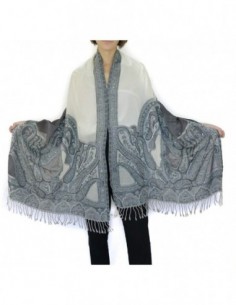 PASHMINA PURA LANA BORDADA...