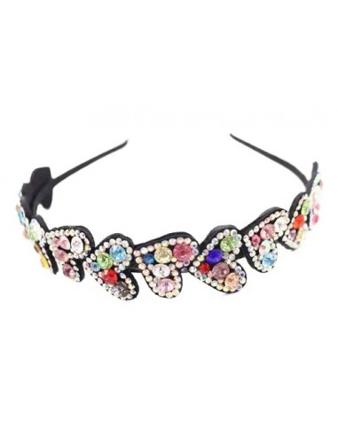 Vincha Velvet Tiara Tocado Con Strass...