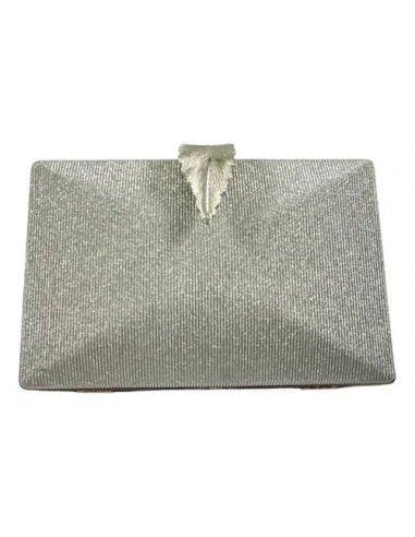 Clutch Cartera Sobre Pellizco Hoja...