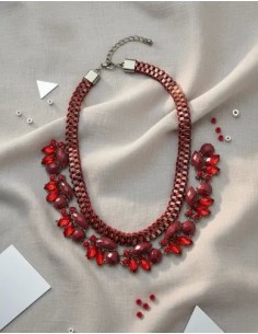 Collar Corto Cadena Con...