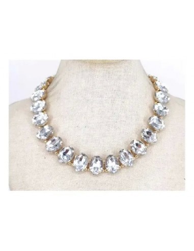 Collar Cogotera Choker Con Cristales...
