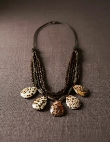 Collar Largo Cordon Gotas Atigradas...