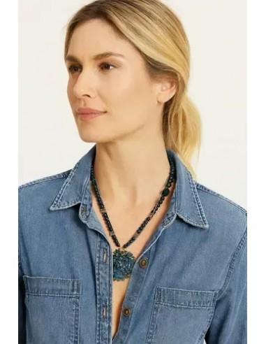 Collar Piedras Simil Perlas Casual...