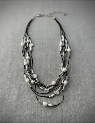 Collar Simil Perlas Barrocas Hilo...