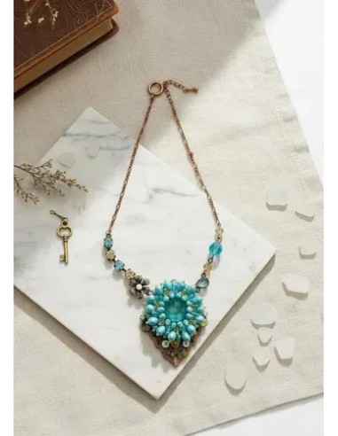 Collar C/ Dije Simil Perlas En Forma...