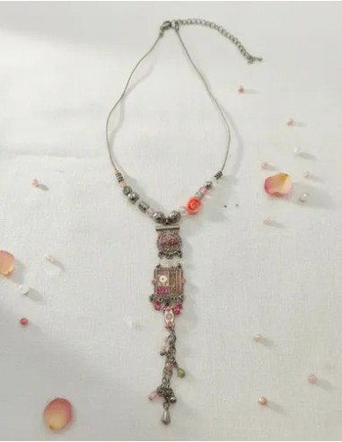 Collar Simil Perlas Dijes Metal...