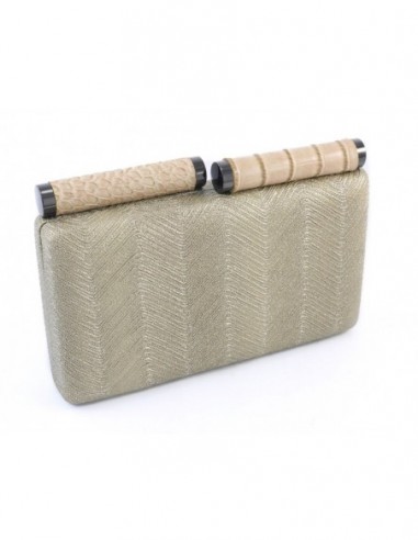 CLUTCH RECTANGULAR PELLIZCO REPTIL