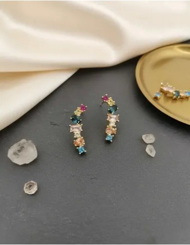 Aros Arco Con Piedras Strass...