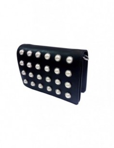 CARTERA CON TAPA PERLITAS