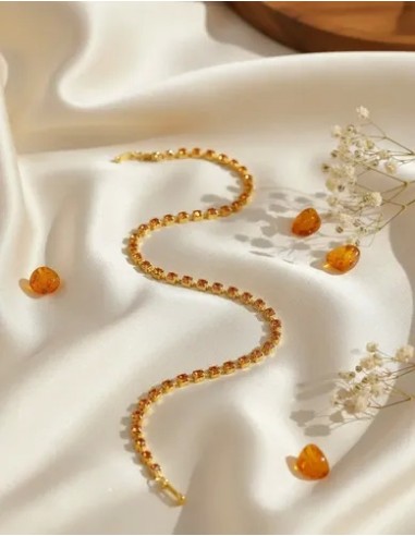 Pulsera Amarilla Strass Noche...