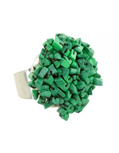 ANILLO PIEDRITAS VERDES