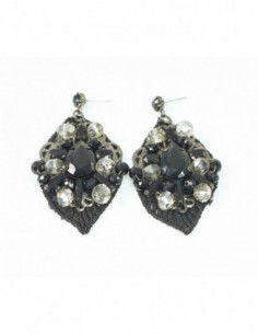 PAR DE AROS OVALOS CON...