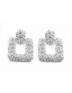 PAR DE AROS RECTANGULOS DE...